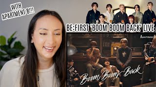 BE:FIRST / Boom Boom Back -with Apartment Band ver.- REACTION (ENG/JAP SUBS)