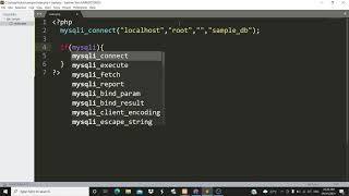 dbconnection using php/mysqli | tagalog