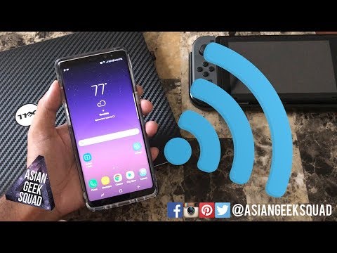 Samsung Galaxy Note 8 - Setting up Wireless Hotspot!