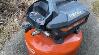 RIDGID 6 Gal. Portable Electric Pancake Air Compressor