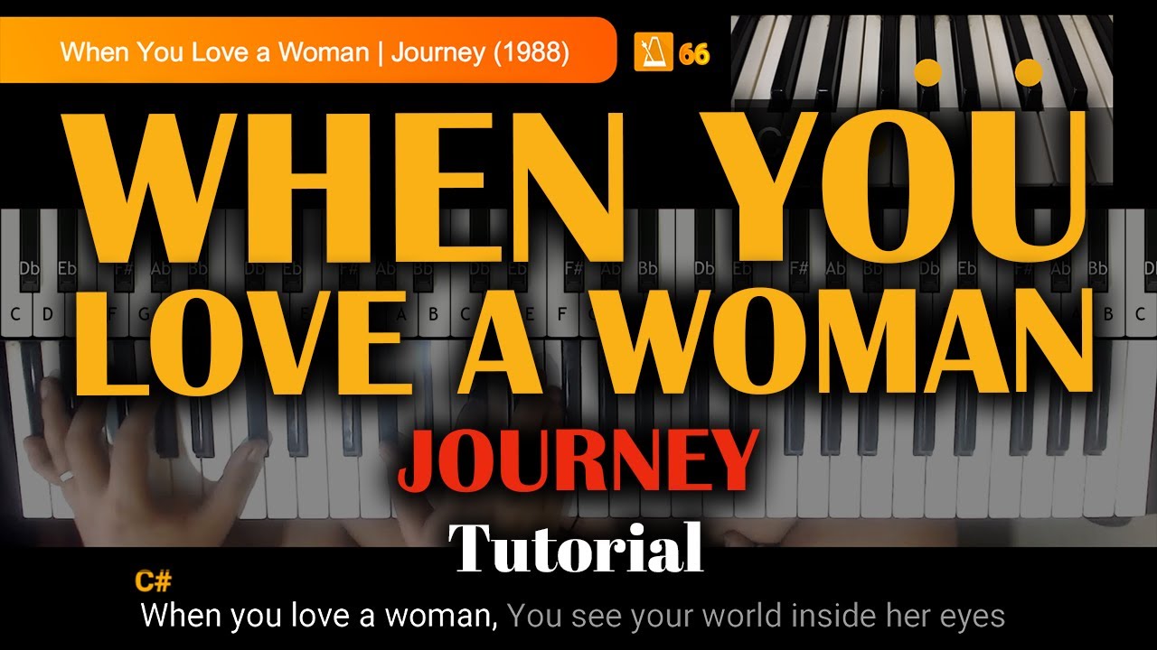 journey when you love a woman chords