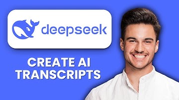 How to Create AI Transcripts with DeepSeek 📝 Convert Audio and Video to Text Fast Using AI