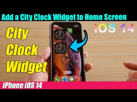 iPhone iOS 14: How to Add a City Clock Widget to Home Screen