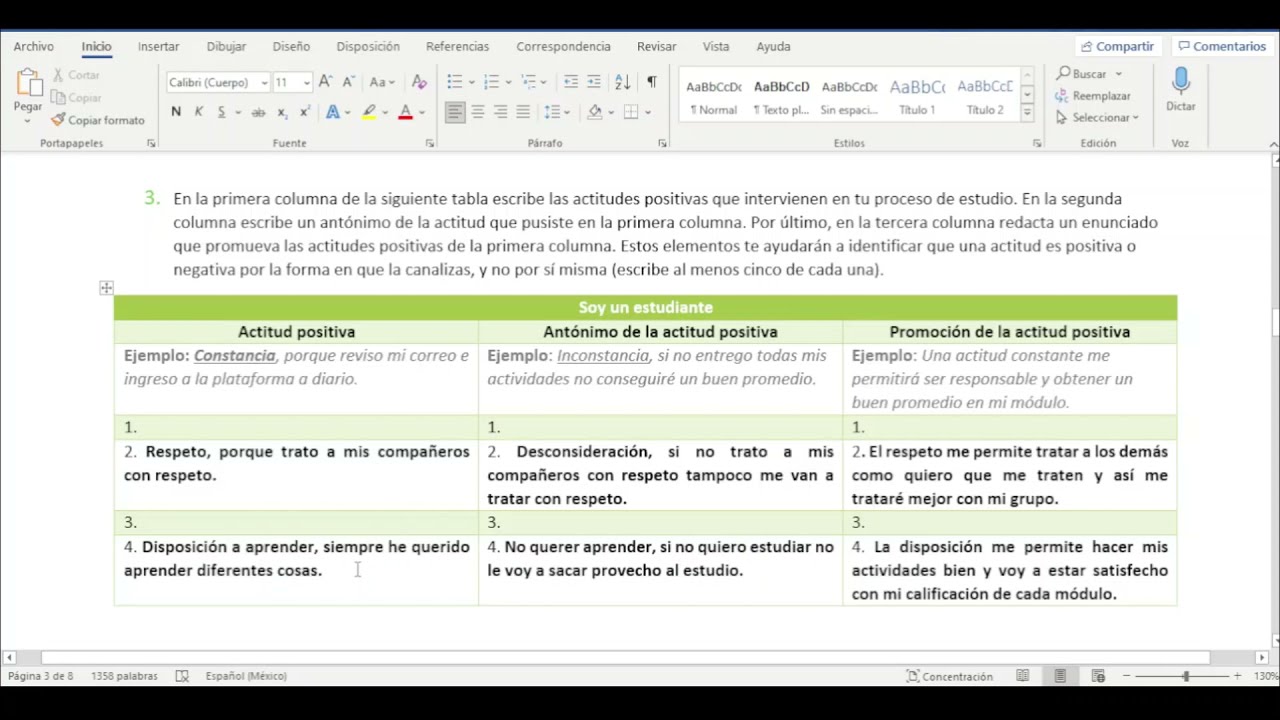 😃📄actividad Integradora 1 Módulo 2 Prepa En Línea Sep Tutorial💻 Youtube