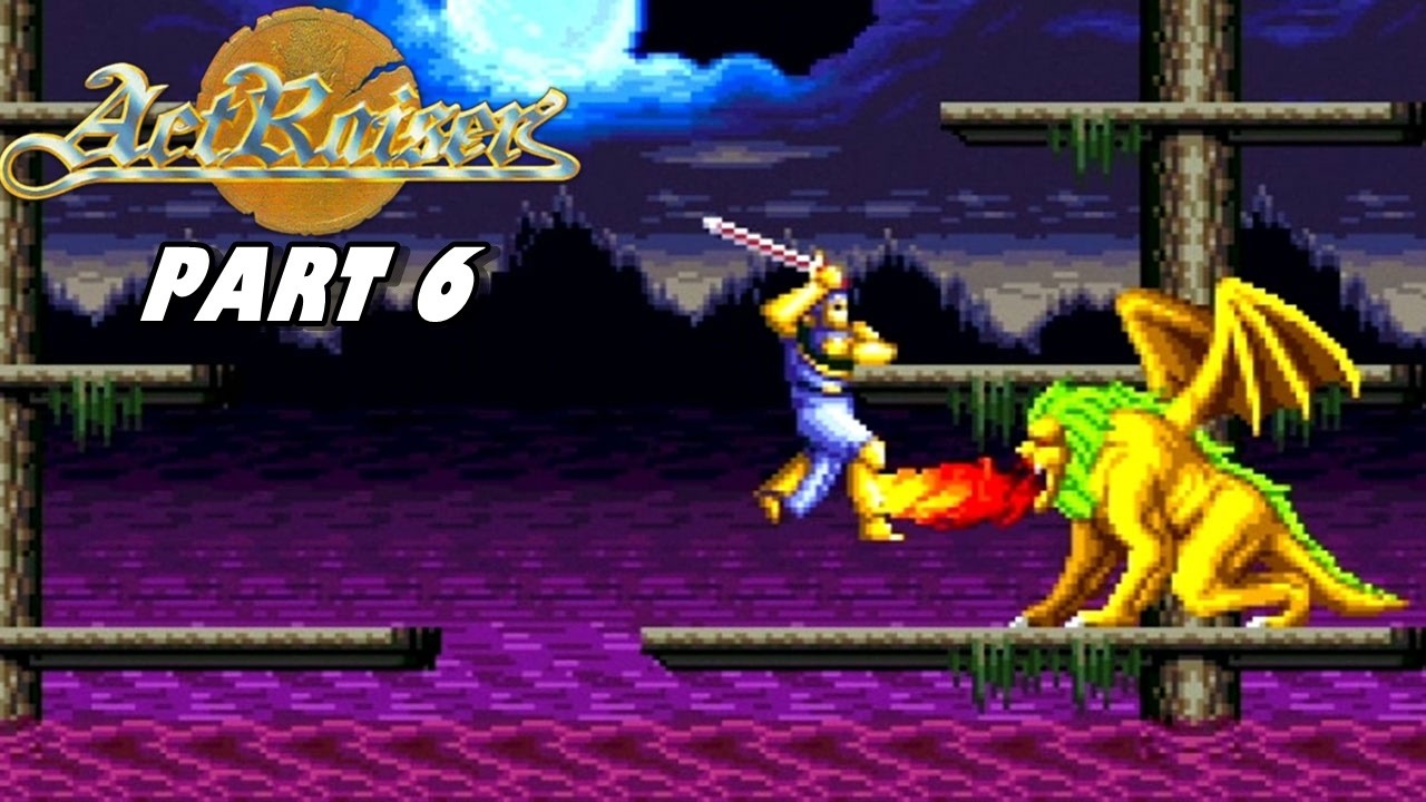 Bloodpull Game Actraiser pt.6 - The Manticore of Bloodpool | Boss Battle - YouTube