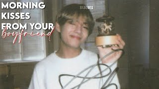 [Taehyung ASMR🎧] Morning kisses from your boyfriend |  no talking