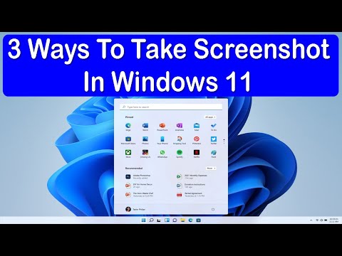 3 Ways To Take A Screenshot In Windows 11 | How to take screenshot in ...