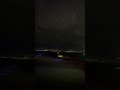 Night landing at SFO United airlines