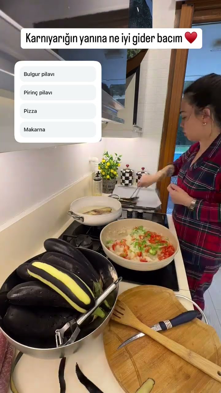 Karnıyarığın yanına ne iyi gider bacım ❤️