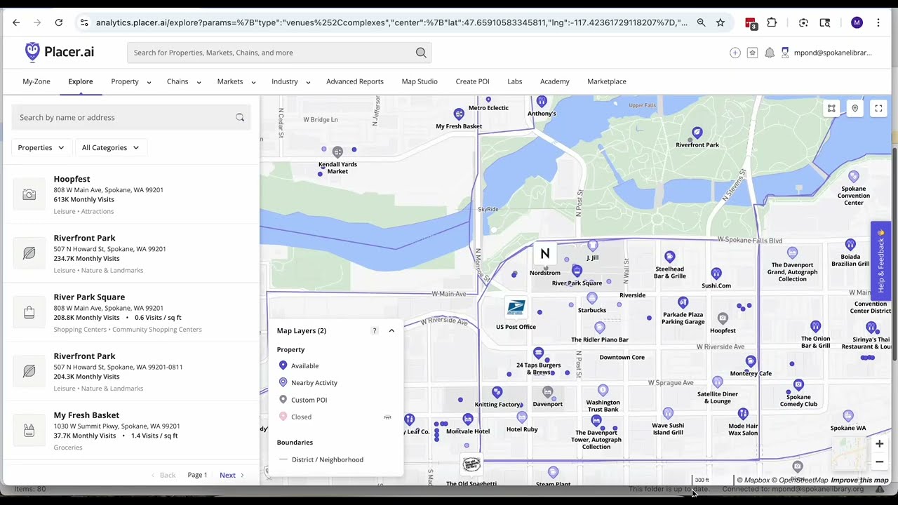 Placer.ai: Property Report Overview — Transcript