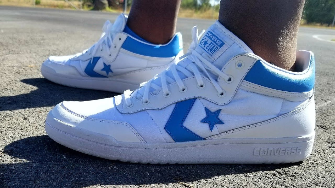 Converse Fastbreak UNC on feet! - YouTube