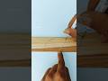 Easy 45° Cut Without a Square #woodworking #woodwork #carpentry #diy #tips #shorts
