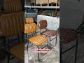 Ghế cafe nhà hàng quán ăn sắt nệm màu sắc theo yêu cầu