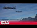 RAF F-35 fighter jets return home after Carrier Strike Group deployment