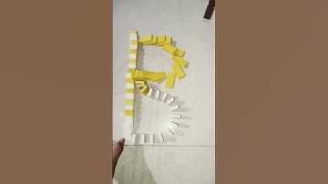 B letter falling #domino