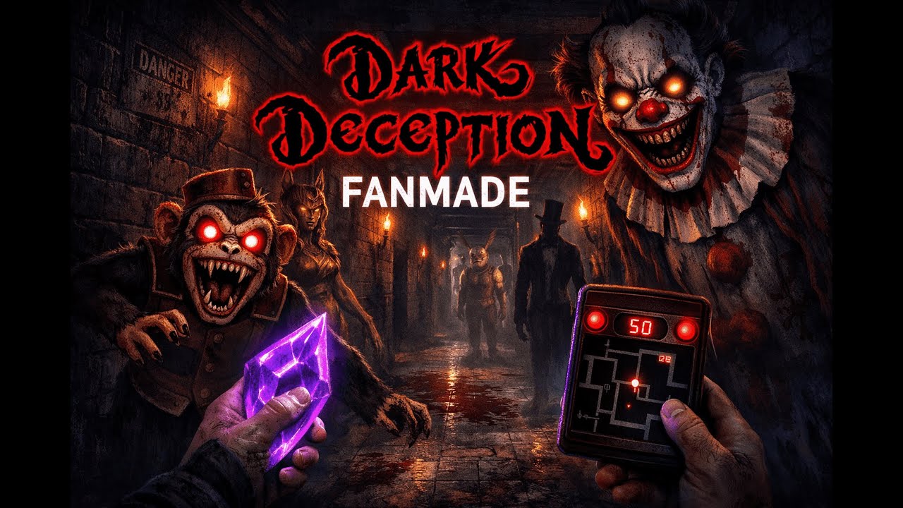 Dark Deception Game Neww Update!!!!!(FANMADE and yes the thumbnail is AI if you havent noticed)