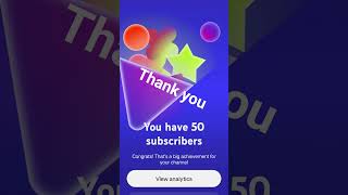 thank you so much for 50 subscriber 🥹