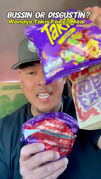 TRYING WENDYS NEW “TAKIS FUEGO MEAL!!!!” #Dpeezy2099 #Bussin