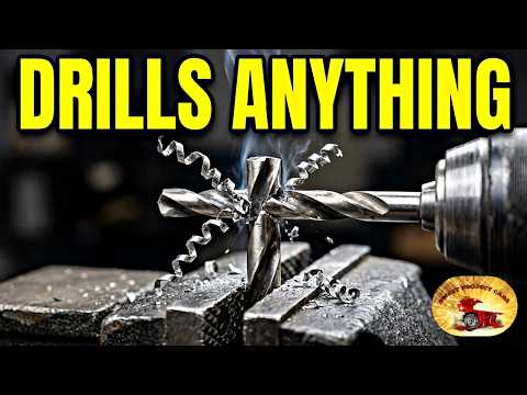 How To Drill Out a Busted Tap or Screw Extractor...DRILL BITS That Drill Anything