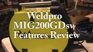 MIG welder Weldpro MIG200GDsv