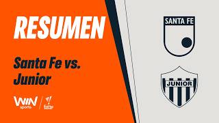 Santa Fe vs. Junior (summary and goals) | Liga BetPlay Dimayor 2026-1 | Matchday 8