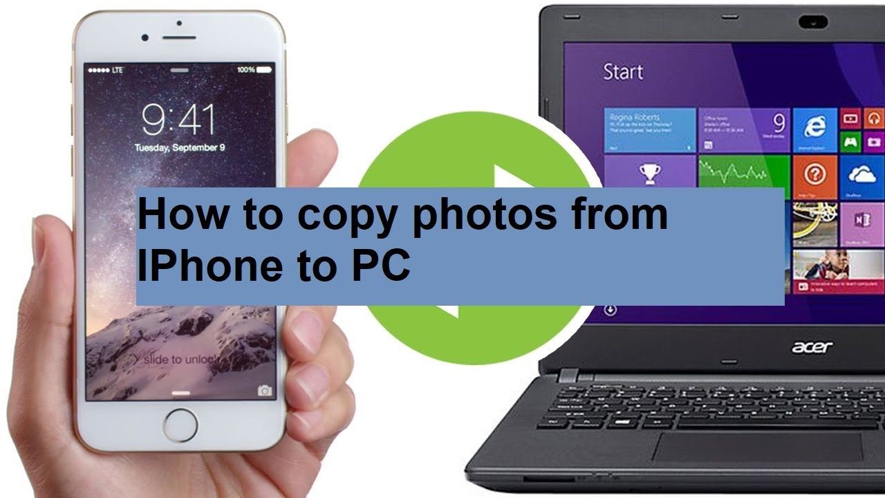 transfer photos from iphone to pc