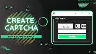 How to create image captcha in windows form application C#