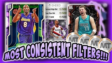 NBA2K20 MOST CONSISTENT SNIPE FILTERS TO USE TO MAKE FAST MT!!! BEST FILTERS TO USE - AMY, SILVER