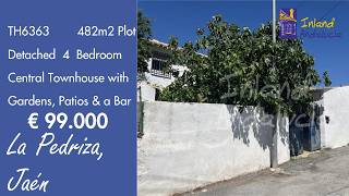 99K, Detached 4 Bed House and 482m2 Garden Plot Property for sale in Spain inland Andalucia TH6363