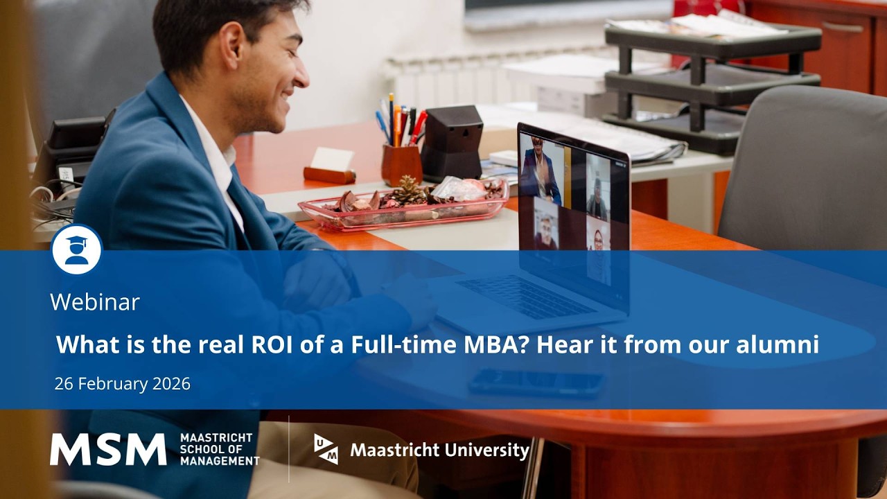 Webinar | What is the real ROI of a Full-time MBA? Hear it from our alumni