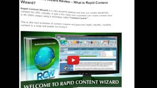 Rapid Content Wizard Review