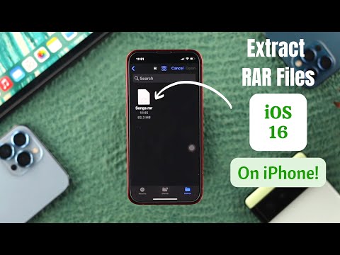 iOS 16: How To Open RAR Files On iPhone! [Extract .RAR] 2023 mới nhất