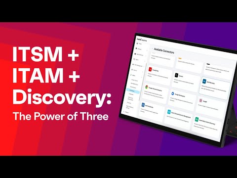 The Power of Three: ITSM, ITAM and Discovery Together