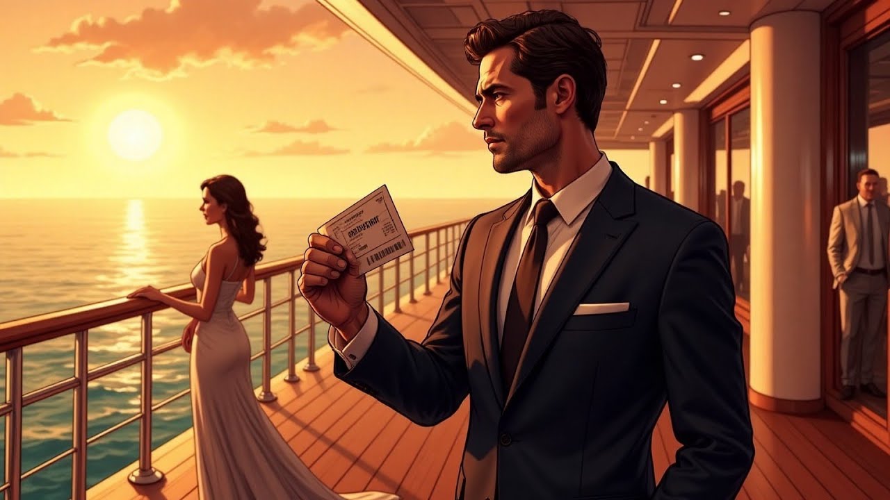 Mi esposa rica me envió a un crucero para relajarme, pero solo con un boleto de ida.