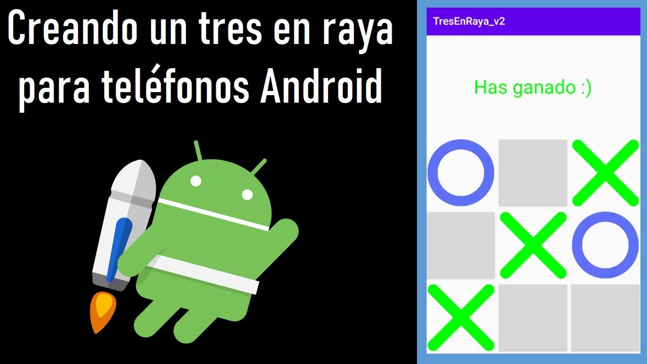Android Studio, programando un tres en raya desde cero, parte 1 - YouTube