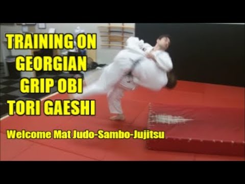 TRAINING ON GEORGIAN GRIP OBI TORI GAESHI