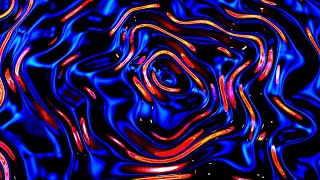 🎬 4K Screensaver – Neon Blue and Red Liquid Reflections | Abstract Loop (No Audio)