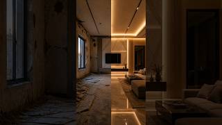 From Ruin to Luxury Living Room #livingbeautifully #roominspo #interiorgoals #luxeinteriors