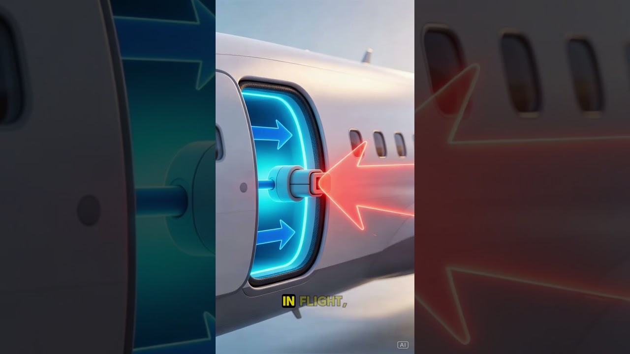 How Airplane Doors Stay Sealed at 35,000 Feet #ai #animation #education #airplane #engineering #tech