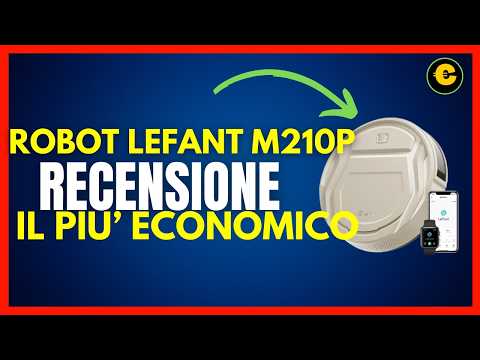 Video Robot Aspirapolvere Sotto i 100€: Test e Recensione Lefant M210P