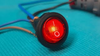 Işikli On Off Anahtar Düğme Devre Bağlantisi