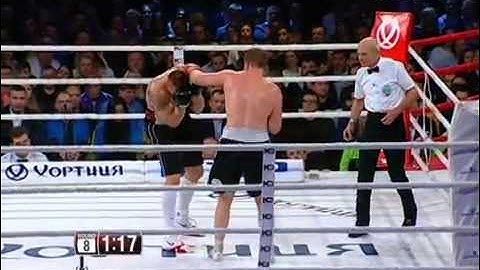 Александр УСИК vs Андрей КНЯЗЕВ  Бокс 18 04 2015  Раунд 8