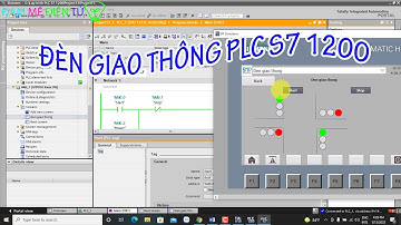 Bài 5 - Hướng dẫn lập trình PLC S7 1200: Đèn giao thông giao diện HMI | Đam mê điện tử