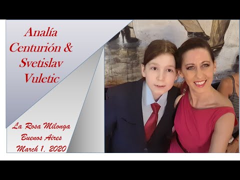 Analía Centurión & Svetislav (Sveta) Vuletic @ La Rosa Milonga: Rosa de tango - Troilo/Marino, 1/3