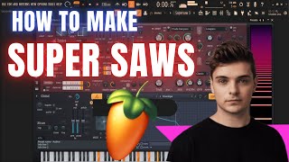 How to make SUPER SAWS in Harmor - FL Studio 24