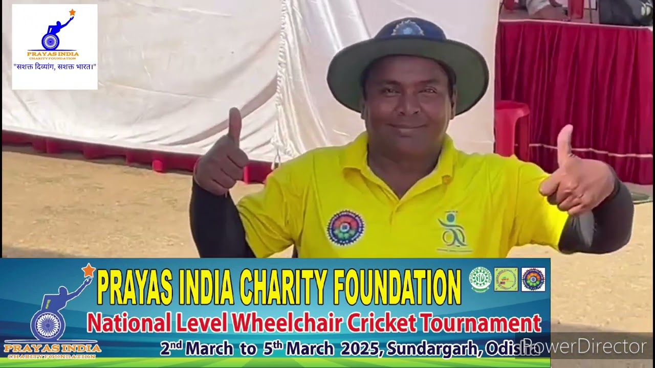 National level wheelchair cricket tournament in sundargarh odisha by PRAYAS INDIA CHARITY FOUNDATION