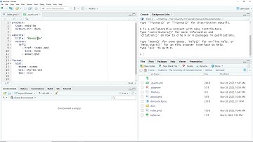 Changing a Quarto website title