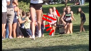 Little Batman Clobbered by XC Runner