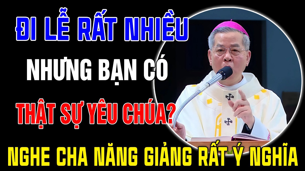 Đi Lễ Rất Nhiều Nhưng Bạn Có Thật Sự Yêu Thương Chúa ? Lời Giảng Thức Tỉnh Của Cha Guise Nguyễn Năng