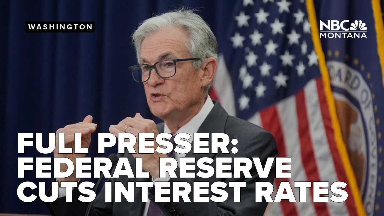 FULL PRESS CONFERENCE: Federal Reserve cuts interest rates by quarter ...